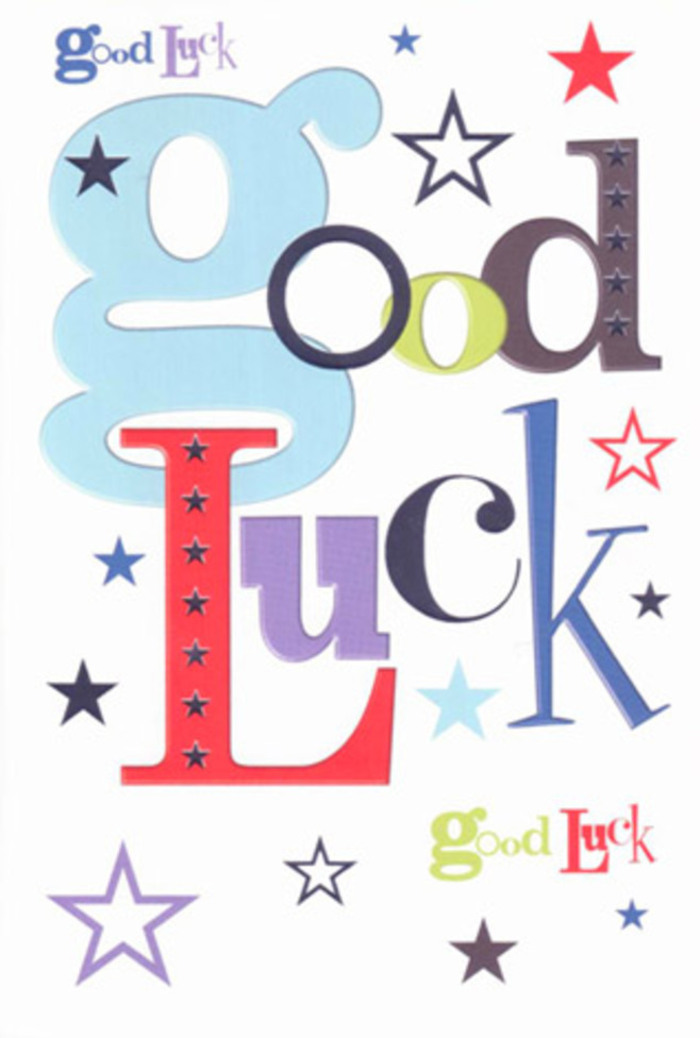 With its bold composition and vibrant character, this luck-themed card offers a celebration of fresh starts for anyone in Grays. Each letter is a study in personality-broad pastel blues, slender blacks, lively reds, and grounded moss greens-all brought to life by gleaming stars scattered across a snowy white field. The design is at once modern and heartfelt, echoing the lively chatter found at stalls in Grays Market or the uplifting laughter exchanged at community gatherings near Orsett Road. White space gives each colour room to shine, while the card's firm, smooth paper bestows a sense of quality akin to a lovingly crafted floral arrangement by local florists. This isn't just a card-it feels like a well-wish whispered before a dance recital at Thameside Theatre, or the steady, uplifting support given before a challenge is faced. An emblem of hope, camaraderie, and cheer, it captures the friendly determination of Grays and arrives perfectly suited for gifting during any important transition.